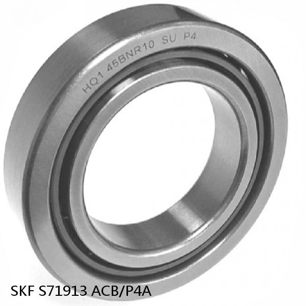 S71913 ACB/P4A SKF High Speed Angular Contact Ball Bearings