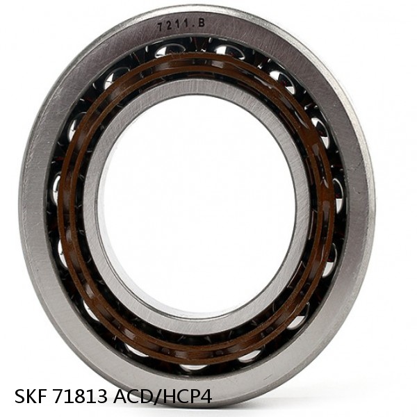 71813 ACD/HCP4 SKF High Speed Angular Contact Ball Bearings #1 small image