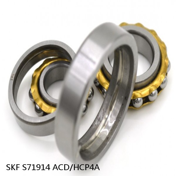 S71914 ACD/HCP4A SKF High Speed Angular Contact Ball Bearings #1 small image
