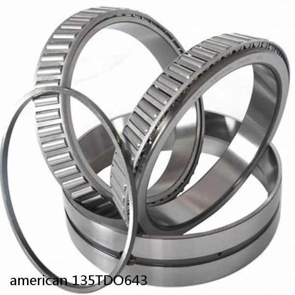 american 135TDO643 DOUBLE ROW TAPERED ROLLER TDO BEARING #1 small image