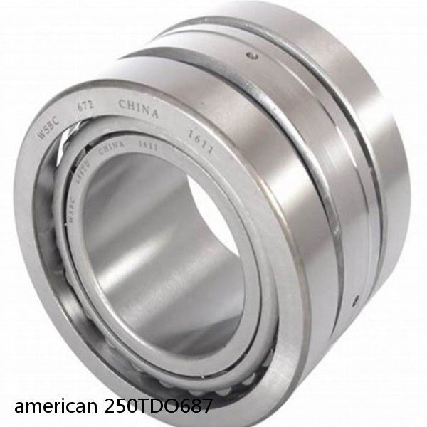 american 250TDO687 DOUBLE ROW TAPERED ROLLER TDO BEARING