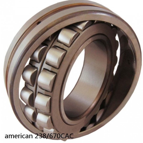 american 238/670CAC SPHERICAL ROLLER BEARING #1 small image