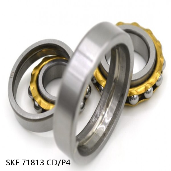 71813 CD/P4 SKF High Speed Angular Contact Ball Bearings #1 image