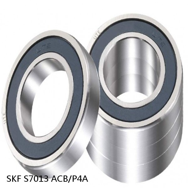 S7013 ACB/P4A SKF High Speed Angular Contact Ball Bearings #1 image