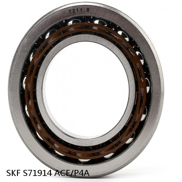 S71914 ACE/P4A SKF High Speed Angular Contact Ball Bearings #1 image