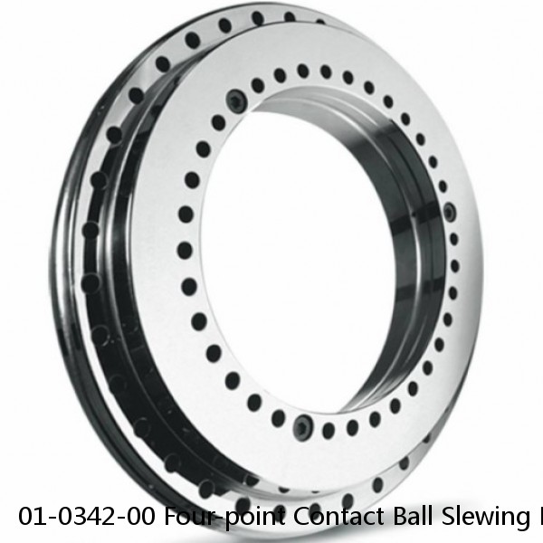 01-0342-00 Four-point Contact Ball Slewing Bearing With External Gear #1 image